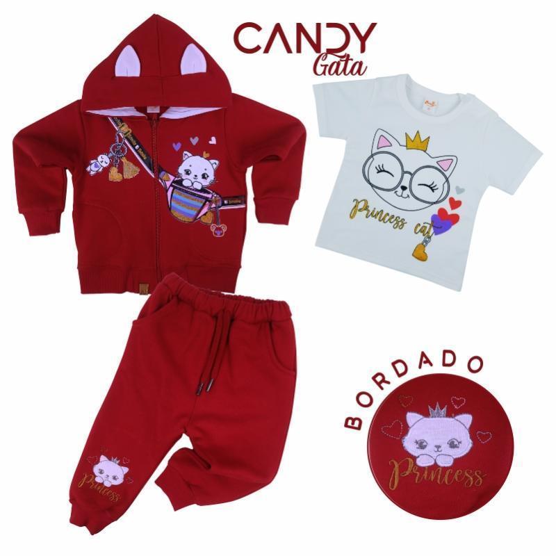 Conjunto de niña bebe CANDY GATA